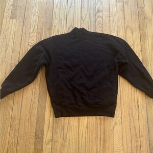 Aritzia TNA mega fleece cozy boyfriend mock neck sweatshirt 1